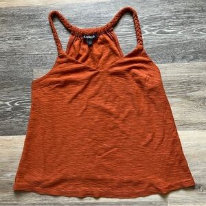 Express Women's Burnt Orange Tank Top